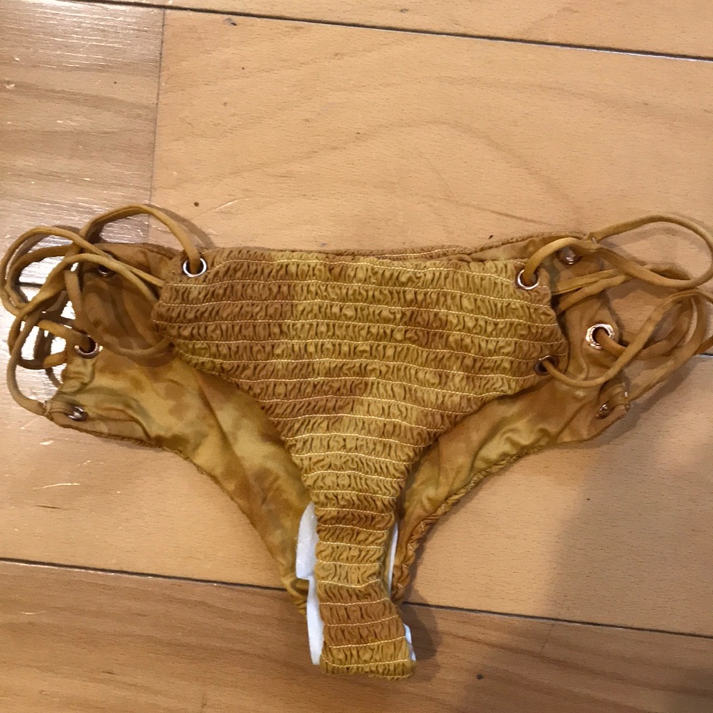 Blue life bikini bottoms